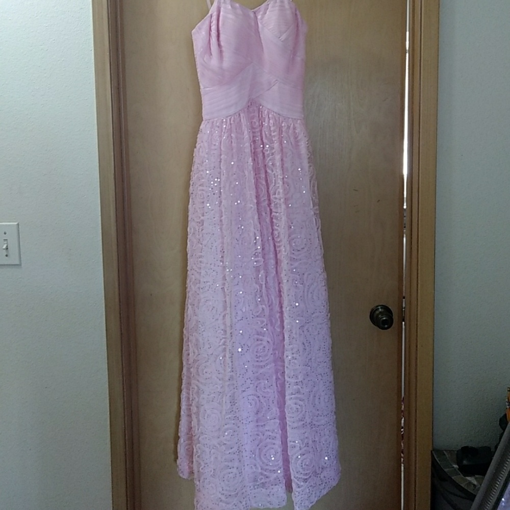 Strapless floor length gown
